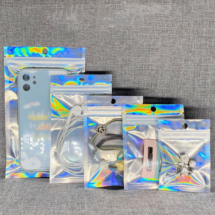 100PCS Laser Self-sealing Packaging Bag Data Line Aluminum Foil Plastic Bag , Size: 20x30cm -  by PMC TechLife | Online Shopping South Africa | PMC TechLife