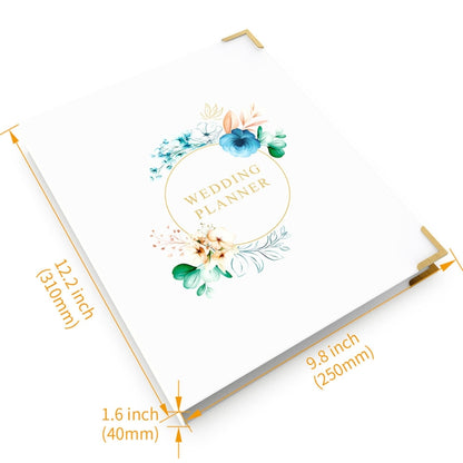 Hardcover Wedding Planner + Stickers + Clips Set Wedding Planning Materials(Lmx-001) - Handbook Decorative Stickers by PMC Jewellery | Online Shopping South Africa | PMC Jewellery