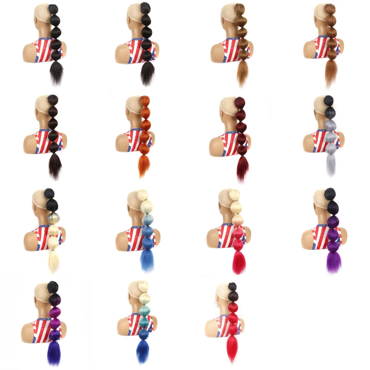DLMW01 Bubble Shape Shaggy Wig Ponytail Drawstring Long Ponytail Wigs, Spec: 1BT51P - free shipping - PMC TechLife - Order now!