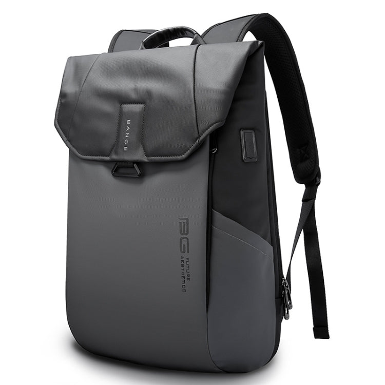 BANGE BG-2575  Anti theft Waterproof Laptop Backpack 15.6 Inch Daily Work Business Backpack(Grey) - Backpack by BANGE | Online Shopping South Africa | PMC Jewellery | Buy Now Pay Later Mobicred