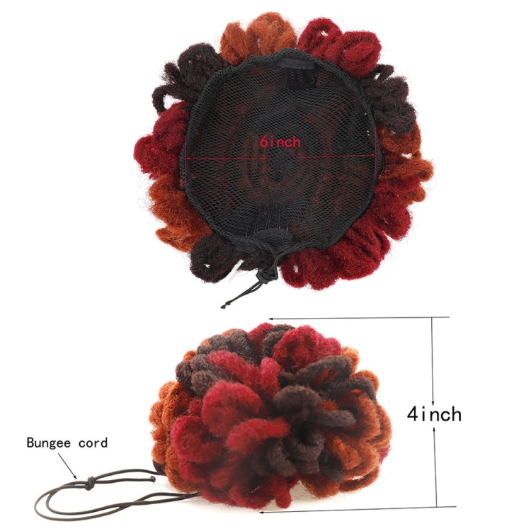 LSFBZB Drawstring Dreadlocks Wig Caterpillar Dreadlock Shaggy Hair Bun, Spec: 1B - free shipping - PMC TechLife - Order now!