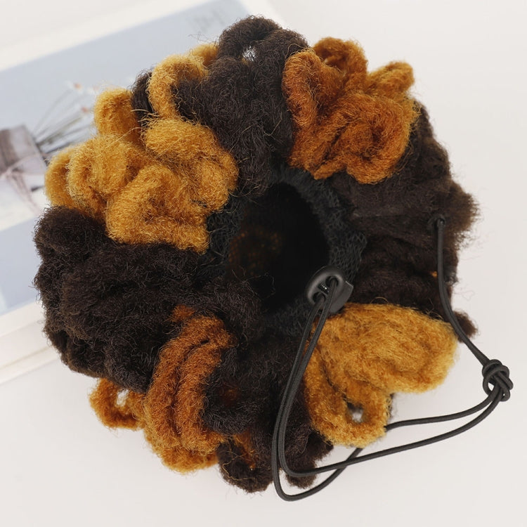 LSFBZB Drawstring Dreadlocks Wig Caterpillar Dreadlock Shaggy Hair Bun, Spec: 613 - free shipping - PMC TechLife - Order now!