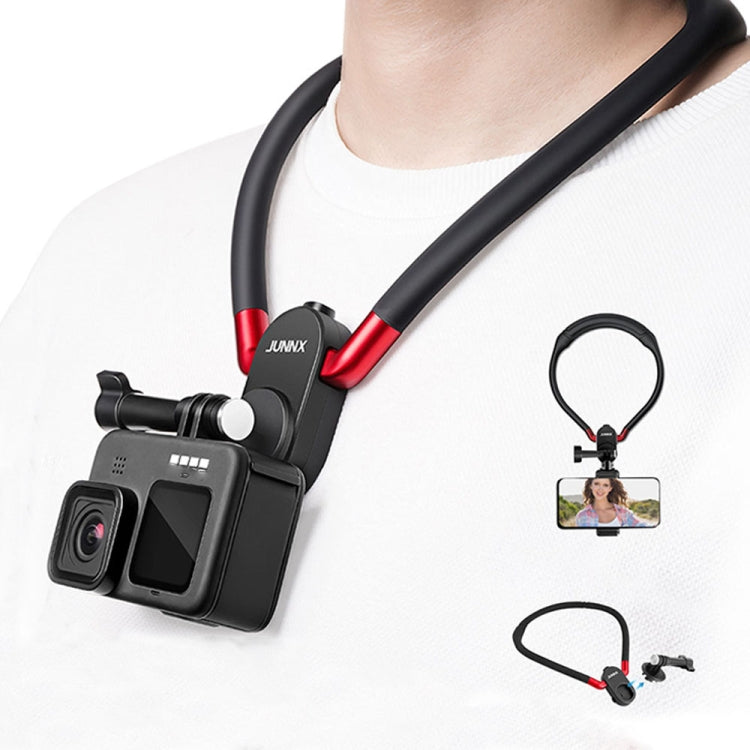 JUNNX Bracket Neck Mount For Most Action Cameras & Smart Phones,Spec: G02-2 - Holder by PMC Jewellery | Online Shopping South Africa | PMC Jewellery | Buy Now Pay Later Mobicred