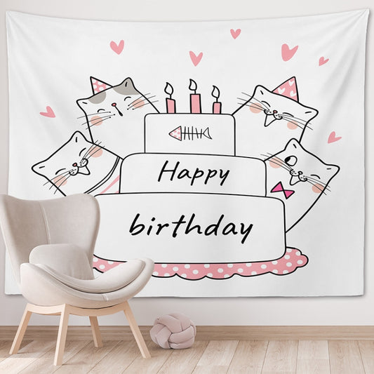 Happy Birthday Photo Backdrop Party Decoration Tapestry, Size: 200x150cm(GT56-2) - Cartoon by PMC Jewellery | Online Shopping South Africa | PMC Jewellery | Buy Now Pay Later Mobicred