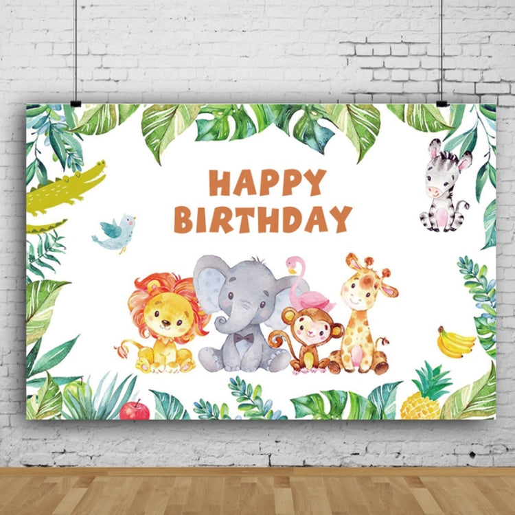 MDN12536 1.5m x 1m Animal Forest Cartoon Birthday Party Banquet Decoration Photo Background Cloth - Birthday Party by PMC Jewellery | Online Shopping South Africa | PMC Jewellery