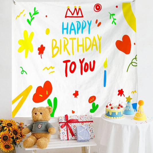 Birthday Layout Hanging Cloth Children Photo Wall Cloth, Size: 150x230cm Velvet(29) - Cartoon by PMC Jewellery | Online Shopping South Africa | PMC Jewellery | Buy Now Pay Later Mobicred