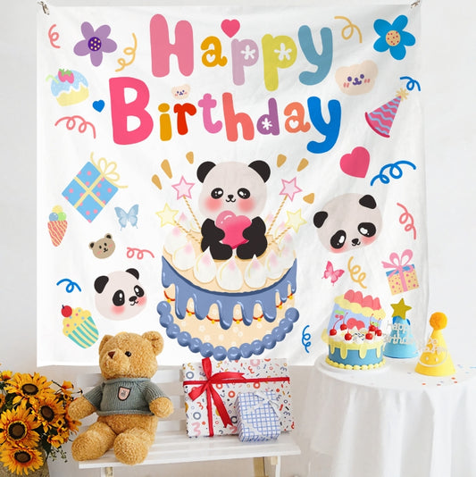 Birthday Layout Hanging Cloth Children Photo Wall Cloth, Size: 180x200cm Velvet(5) - Cartoon by PMC Jewellery | Online Shopping South Africa | PMC Jewellery | Buy Now Pay Later Mobicred