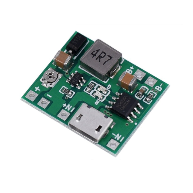 3.7V 18650 Single Cell Lithium Battery Adjustable Boost Voltage Converter Module With Charging Circuit - Boards & Shields by PMC Jewellery | Online Shopping South Africa | PMC Jewellery