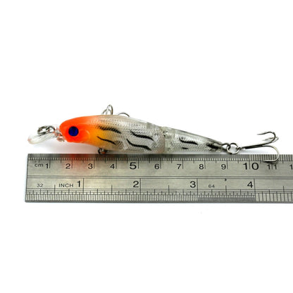 HENGJIA JM010 9cm 7g 2 Sections Bionic Bait With Beads Diving Mino Fake Bait(8) - Fishing Lures by HENGJIA | Online Shopping South Africa | PMC Jewellery