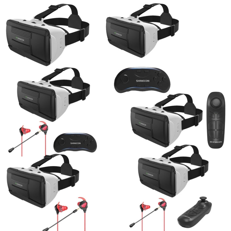 VRSHINECON G06B+B03 Handle VR Glasses Phone 3D Virtual Reality Game Helmet Head Wearing Digital Glasses - VR Headset by VRSHINECON | Online Shopping South Africa | PMC Jewellery | Buy Now Pay Later Mobicred