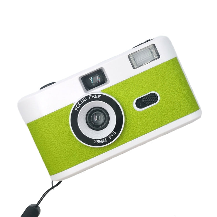 R2-FILM Retro Manual Reusable Film Camera for Children without Film(White+Green) - Children Cameras by PMC Jewellery | Online Shopping South Africa | PMC Jewellery | Buy Now Pay Later Mobicred