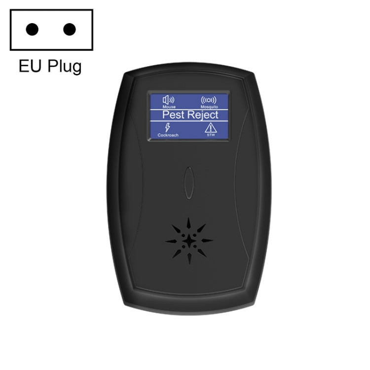 Household Mute Low Power Ultrasonic Insect Repeller, Specification: EU Plug(Black) - Repellents by PMC Jewellery | Online Shopping South Africa | PMC Jewellery | Buy Now Pay Later Mobicred