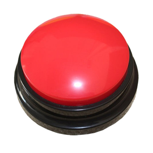 Pet Communication Button Dog Vocal Box Recording Vocalizer, Style: Recording Model(Red) - Training Aids by PMC Jewellery | Online Shopping South Africa | PMC Jewellery