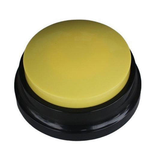 Pet Communication Button Dog Vocal Box Recording Vocalizer, Style: Recording Model(Yellow) - Training Aids by PMC Jewellery | Online Shopping South Africa | PMC Jewellery | Buy Now Pay Later Mobicred