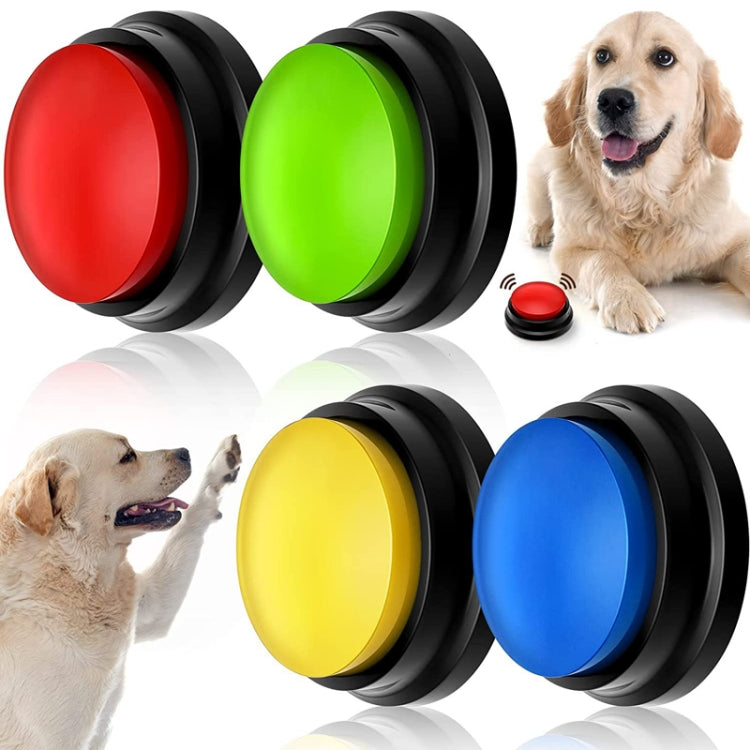 Pet Communication Button Dog Vocal Box Recording Vocalizer, Style: Recording Model(Red) - Training Aids by PMC TechLife | Online Shopping South Africa | PMC TechLife