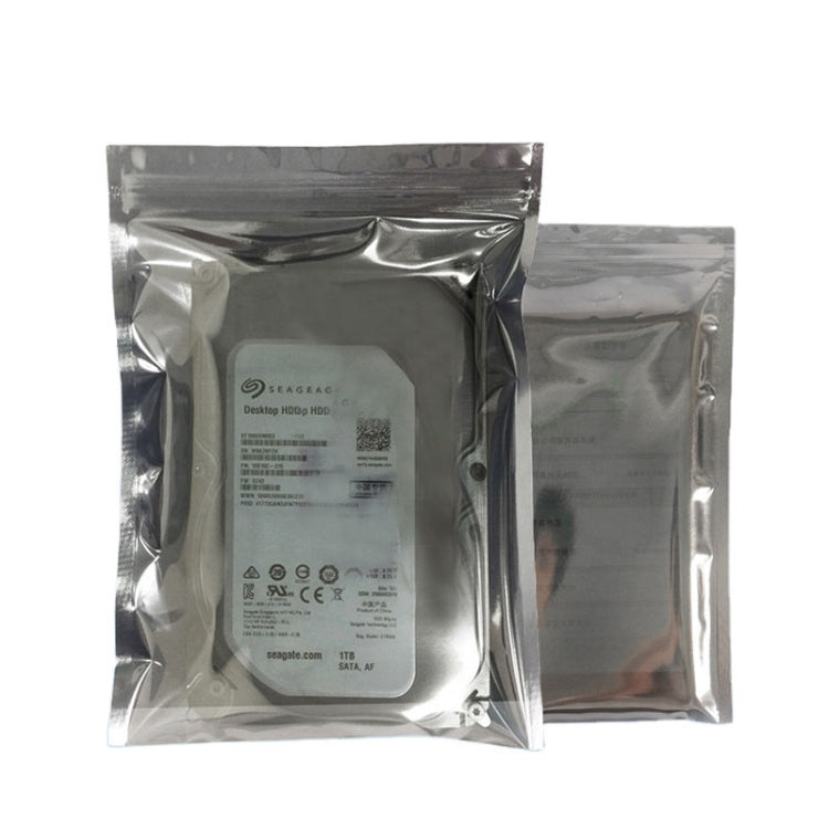 100pcs/pack 21x23cm Anti-static Shielding Bag Hard Disk Insulation Bag Electronic Plastic Motherboard Packaging Bag - Zip Lock Bags by PMC TechLife | Online Shopping South Africa | PMC TechLife