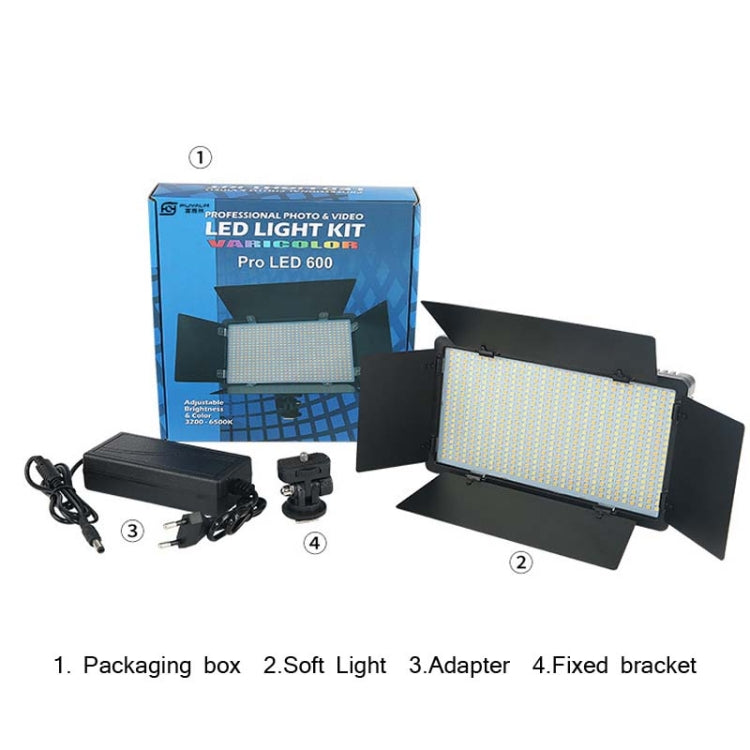 E800 3-color Temperature 40W 3200K-5600K LED Flat Panel Lights Live Broadcast Fill Light,EU Plug -  by PMC TechLife | Online Shopping South Africa | PMC TechLife | Buy Now Pay Later Mobicred