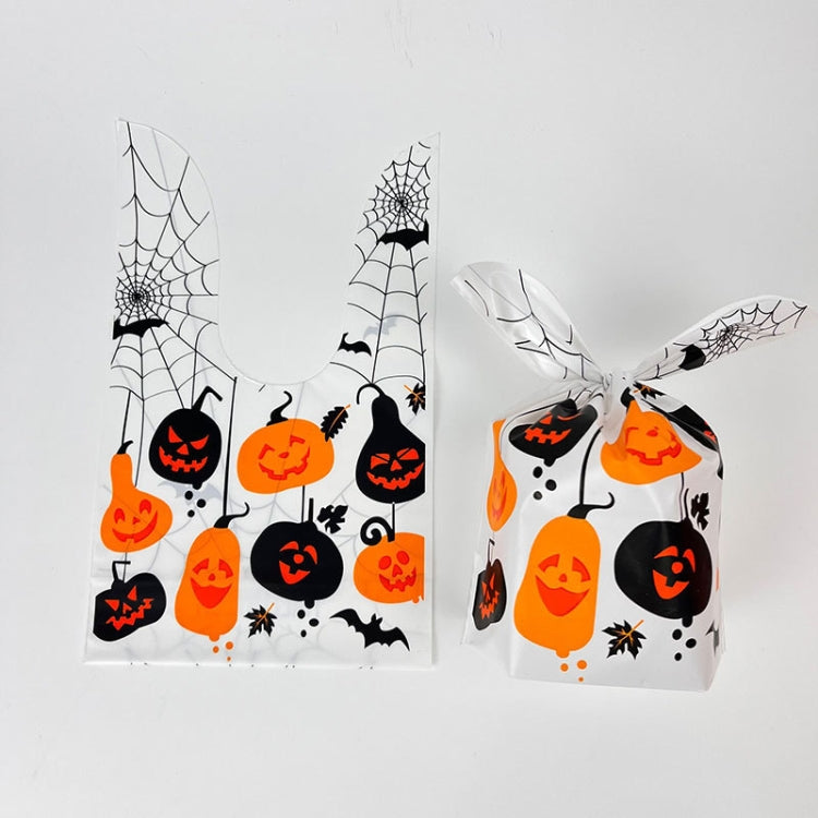 50pcs /Pack Halloween Packaging Bags Candy Snacks Treat Bags, Size: 13.5x22cm(Spider Pumpkin) - Gift Bags & Wrapping Supplies by PMC Jewellery | Online Shopping South Africa | PMC Jewellery