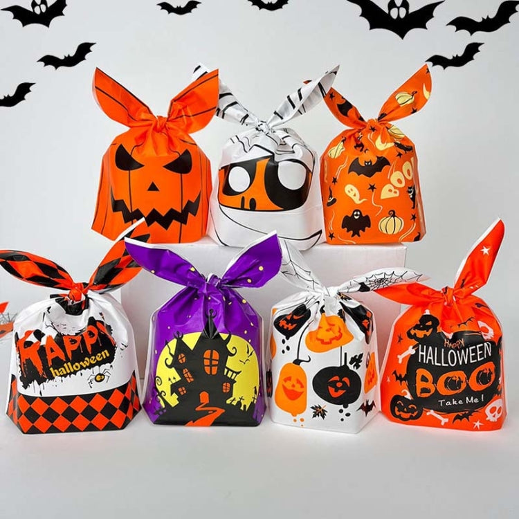 50pcs /Pack Halloween Packaging Bags Candy Snacks Treat Bags, Size: 13.5x22cm(Night Beast) - Gift Bags & Wrapping Supplies by PMC Jewellery | Online Shopping South Africa | PMC Jewellery