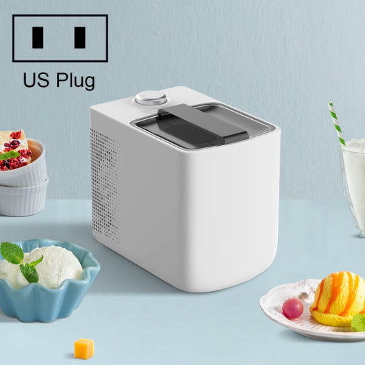 Electronic No Pre-cooling Mini Ice Cream Machine Household Automatic Homemade Yogurt Machine US Plug(White) - Yogurt Machine by PMC Jewellery | Online Shopping South Africa | PMC Jewellery | Buy Now Pay Later Mobicred