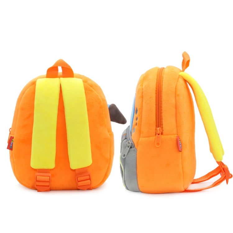 3D Cartoon Trucks Cars Plush Kids Backpack Children School Bags(Excavator) - Kids Bags by PMC Jewellery | Online Shopping South Africa | PMC Jewellery