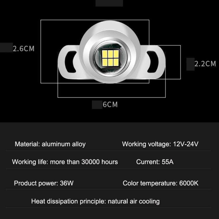 Car LED Ultra -Bright Electric Eye Reversing Light External Bulb Modified Universal Auxiliary Light, Style: Long Bright Black Shell - Arrow Turn Lights by PMC TechLife | Online Shopping South Africa | PMC TechLife | Buy Now Pay Later Mobicred