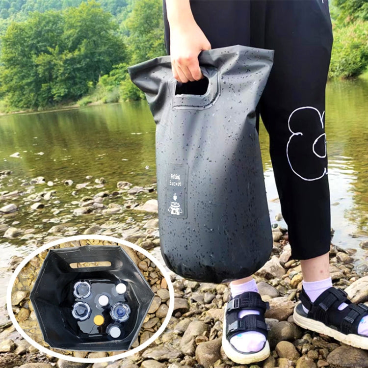 Outdoor Folding Bucket Convenient Camping Picnic Fishing Barrel, Capacity: 20L - Kettles by PMC Jewellery | Online Shopping South Africa | PMC Jewellery