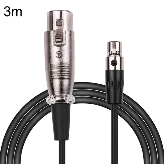 Xlrmini Caron Female To Mini Female Balancing Cable For 48V Sound Card Microphone Audio Cable, Length: 3m - Microphone Audio Cable & Connector by PMC Jewellery | Online Shopping South Africa | PMC Jewellery | Buy Now Pay Later Mobicred