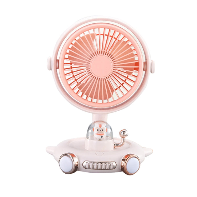 Household Cute Pet Fan USB Desktop Night Light Fan(Apricot) - Electric Fans by PMC Jewellery | Online Shopping South Africa | PMC Jewellery | Buy Now Pay Later Mobicred