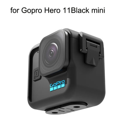 For GoPro Hero 11 Black Mini G11M-BHK-ADJ Protection Border / Rabbit Cage Sports Camera Accessories(Black) - Protective Frame by PMC Jewellery | Online Shopping South Africa | PMC Jewellery | Buy Now Pay Later Mobicred