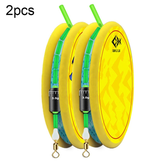 2pcs Outdoor Fishing Anti-tangle Spotted Invisible Line Set with Scale, Size: 3.6m(1.5) - Fishing Lines & Ropes by PMC Jewellery | Online Shopping South Africa | PMC Jewellery | Buy Now Pay Later Mobicred