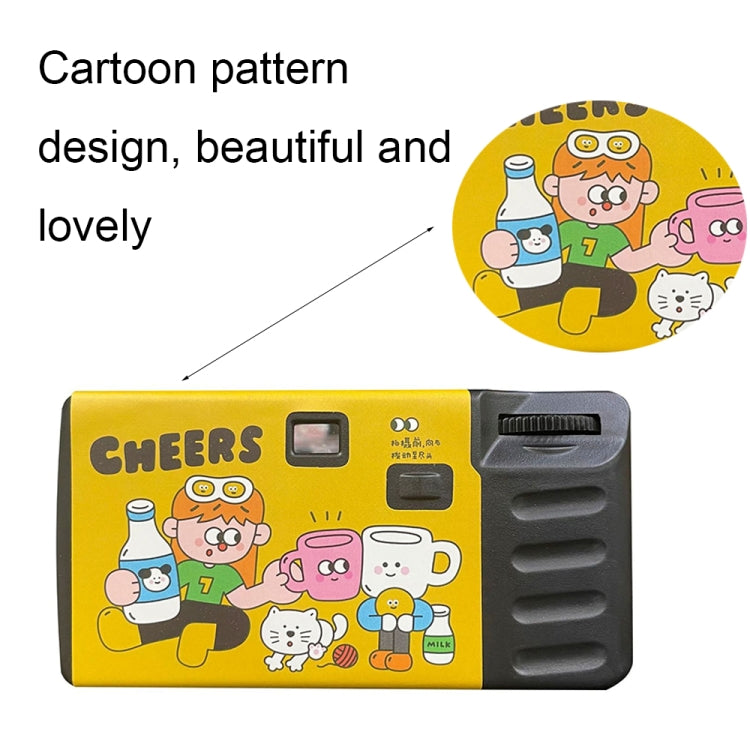 18pcs Red Good Luck Retro Film Camera Waterproof Cartoon Decorative Stickers without Camera - Children Cameras by PMC Jewellery | Online Shopping South Africa | PMC Jewellery | Buy Now Pay Later Mobicred