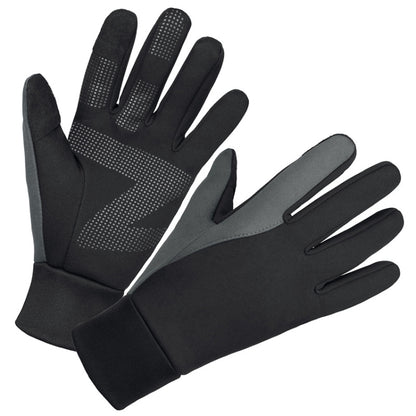 Touch Screen Anti-slip Waterproof Outdoor Sports Warm Cycling Gloves, Size: S(Black) - Cycling Gloves by PMC Jewellery | Online Shopping South Africa | PMC Jewellery