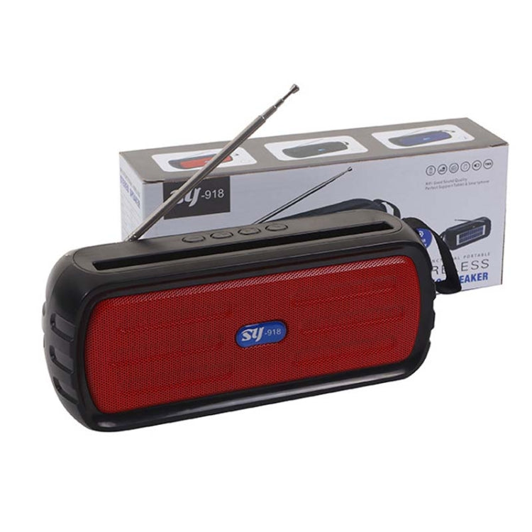 BAIJIALI SY-918 Solar Emergency Radio Read U Disk Large Volume Speaker LED Light Portable Player(Black) - Radio Player by BAIJIALI | Online Shopping South Africa | PMC Jewellery | Buy Now Pay Later Mobicred