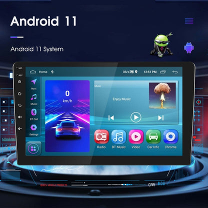 A3195 9 Inch Car Android Large Screen Navigation Central Control Screen 2+32G Player with CarPlay, Style: Standard+AHD Camera - Car MP3 & MP4 & MP5 by PMC Jewellery | Online Shopping South Africa | PMC Jewellery | Buy Now Pay Later Mobicred