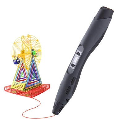 SL-300  3D Printing Pen 8 Speed Control High Temperature Version Support PLA/ABS Filament With UK Plug(Dark Grey) - 3D Printer by PMC Jewellery | Online Shopping South Africa | PMC Jewellery | Buy Now Pay Later Mobicred