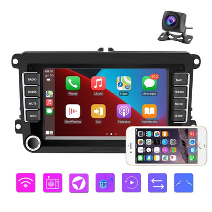 A2742 For Volkswagen 7-inch 1+16G Android Car Navigation Central Control Large Screen Player With Wireless CarPlay Standard+AHD Camera - Car MP3 & MP4 & MP5 by PMC Jewellery | Online Shopping South Africa | PMC Jewellery | Buy Now Pay Later Mobicred