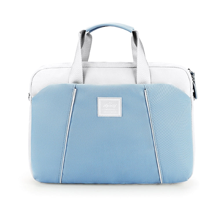 15.6 inch Computer Handheld Messenger Bag For Apple MacBook / Huawei / Xiaomi / Basne(Landscape tattoo light blue) - 13.3 inch by PMC Jewellery | Online Shopping South Africa | PMC Jewellery | Buy Now Pay Later Mobicred