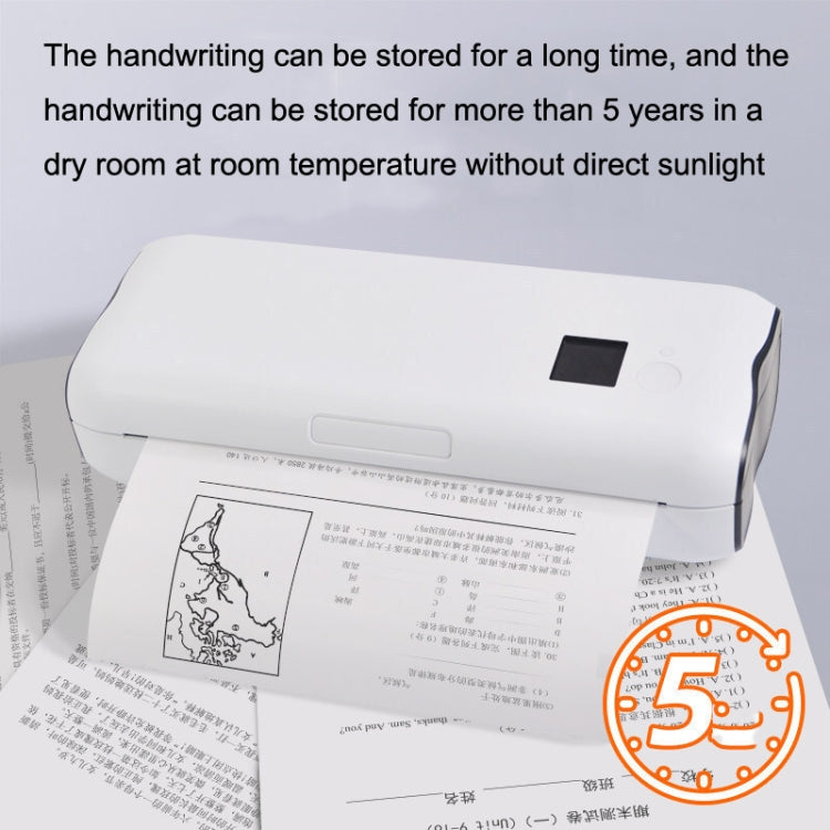 Home Small Phone Office Wireless Wrong Question Paper Student Portable Thermal Printer, Style: Remote Edition+50pcs A4 Paper - Receipt Printers by PMC Jewellery | Online Shopping South Africa | PMC Jewellery | Buy Now Pay Later Mobicred