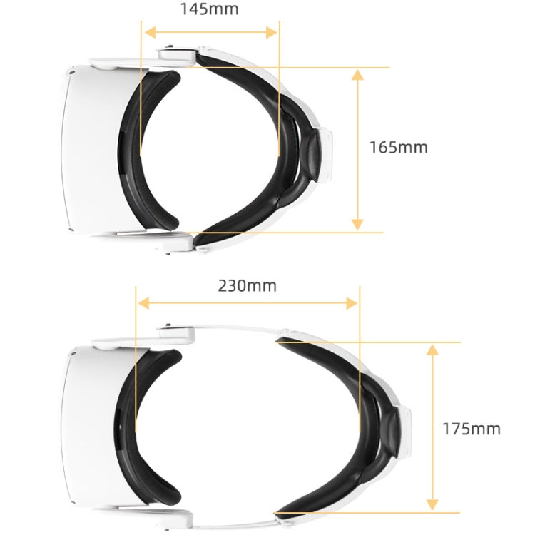 Hifylux Q2-TD79 For Oculus Quest 2 Decompression Comfortable Headband Set VR Glasses Accessories(White) - VR Accessories by PMC Jewellery | Online Shopping South Africa | PMC Jewellery | Buy Now Pay Later Mobicred