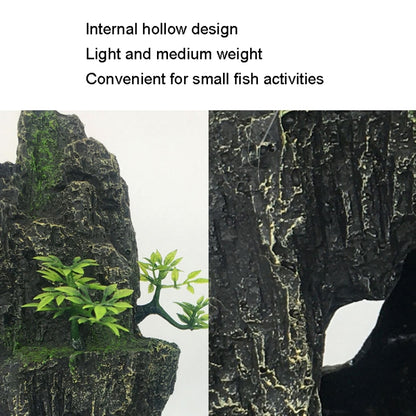 Stone Fish Tank Landscape Simulation Resin Aquarium Decorative Ornament, Style: Xiaoyao Mountain - Fish Tank Decoration by PMC Jewellery | Online Shopping South Africa | PMC Jewellery
