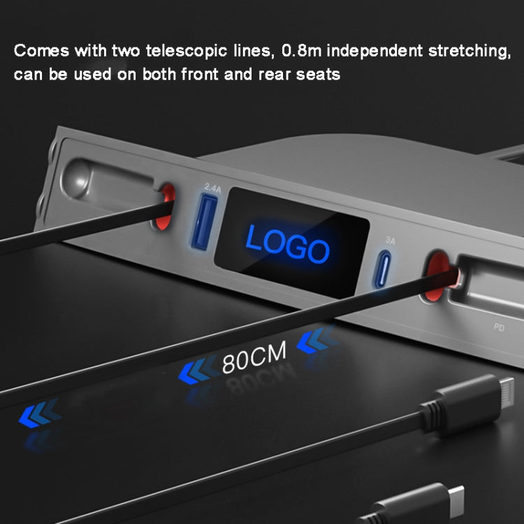 For Tesla Model 3 / Y 27W Quick Interior Charger Intelligent USB-C/Type-C Docking Station HUB - DIY Modified Charger by PMC TechLife | Online Shopping South Africa | PMC TechLife | Buy Now Pay Later Mobicred