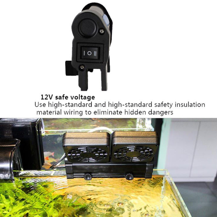 Fish Tank Cooling Fan Cooling Silent Aquarium Fan, Specification: 3 Head US Plug - Fish Tanks & Accessories by PMC TechLife | Online Shopping South Africa | PMC TechLife | Buy Now Pay Later Mobicred