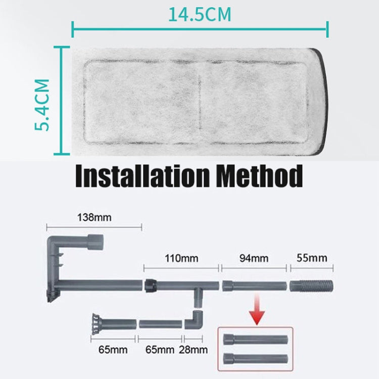 Jeneca XP-09 Small Aquarium External Waterfall Filter, CN Plug - Filters & Accessories by Jeneca | Online Shopping South Africa | PMC TechLife | Buy Now Pay Later Mobicred