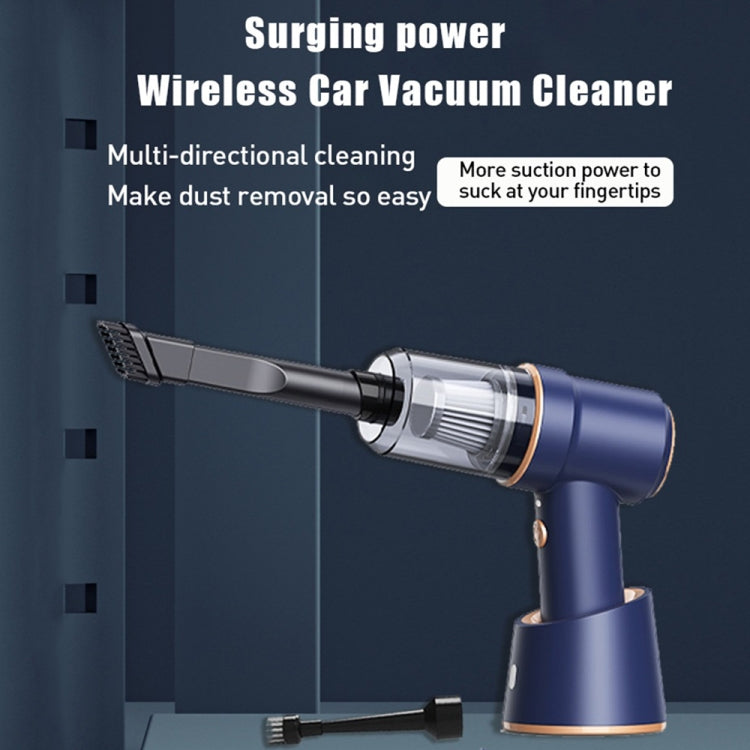 Small Wireless Charging Car Vacuum Cleaner Handheld High Power Vacuum Cleaner, Sort by color: 117CD-Black - Vacuum Cleaner by PMC TechLife | Online Shopping South Africa | PMC TechLife | Buy Now Pay Later Mobicred