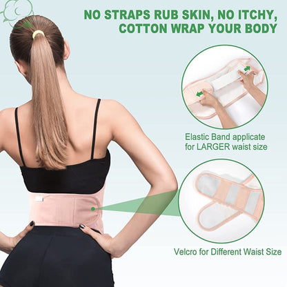 Waist Support Leak-proof Care Aid Package Sleep Conditioning Aids(Khaki) - Massage & Relaxation by PMC Jewellery | Online Shopping South Africa | PMC Jewellery