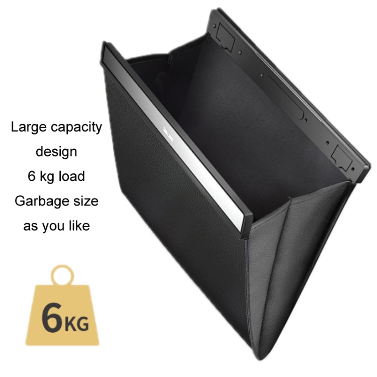 Car Garbage Bag Rear Seat Folding Storage Bag(Black) - Stowing Tidying by PMC Jewellery | Online Shopping South Africa | PMC Jewellery | Buy Now Pay Later Mobicred