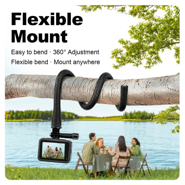 TELESIN Flexible Mount Bracket Octopus Tripod For Mini Action Camera and Mobile Phone,Spec: With Phone Clip Kit - Holder by TELESIN | Online Shopping South Africa | PMC Jewellery | Buy Now Pay Later Mobicred