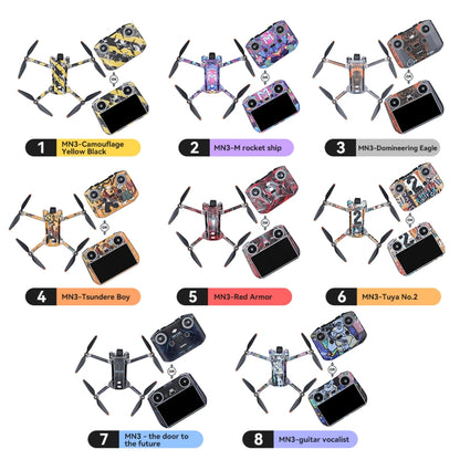 For DJI Mini 3 Pro Remote Control Body Sticker ,Spec: RC-N1 Without Screen(Graffiti No. 2) - Stickers by RCSTQ | Online Shopping South Africa | PMC Jewellery | Buy Now Pay Later Mobicred