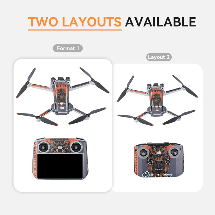 For DJI Mini 3 Pro Remote Control Body Sticker ,Spec: RC With Screen(Future Door) - Stickers by RCSTQ | Online Shopping South Africa | PMC Jewellery | Buy Now Pay Later Mobicred